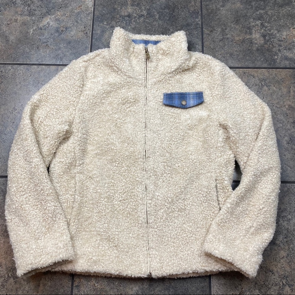 Women’s Vintage Pendleton Full Zip Sherpa Style Jacket Size Medium